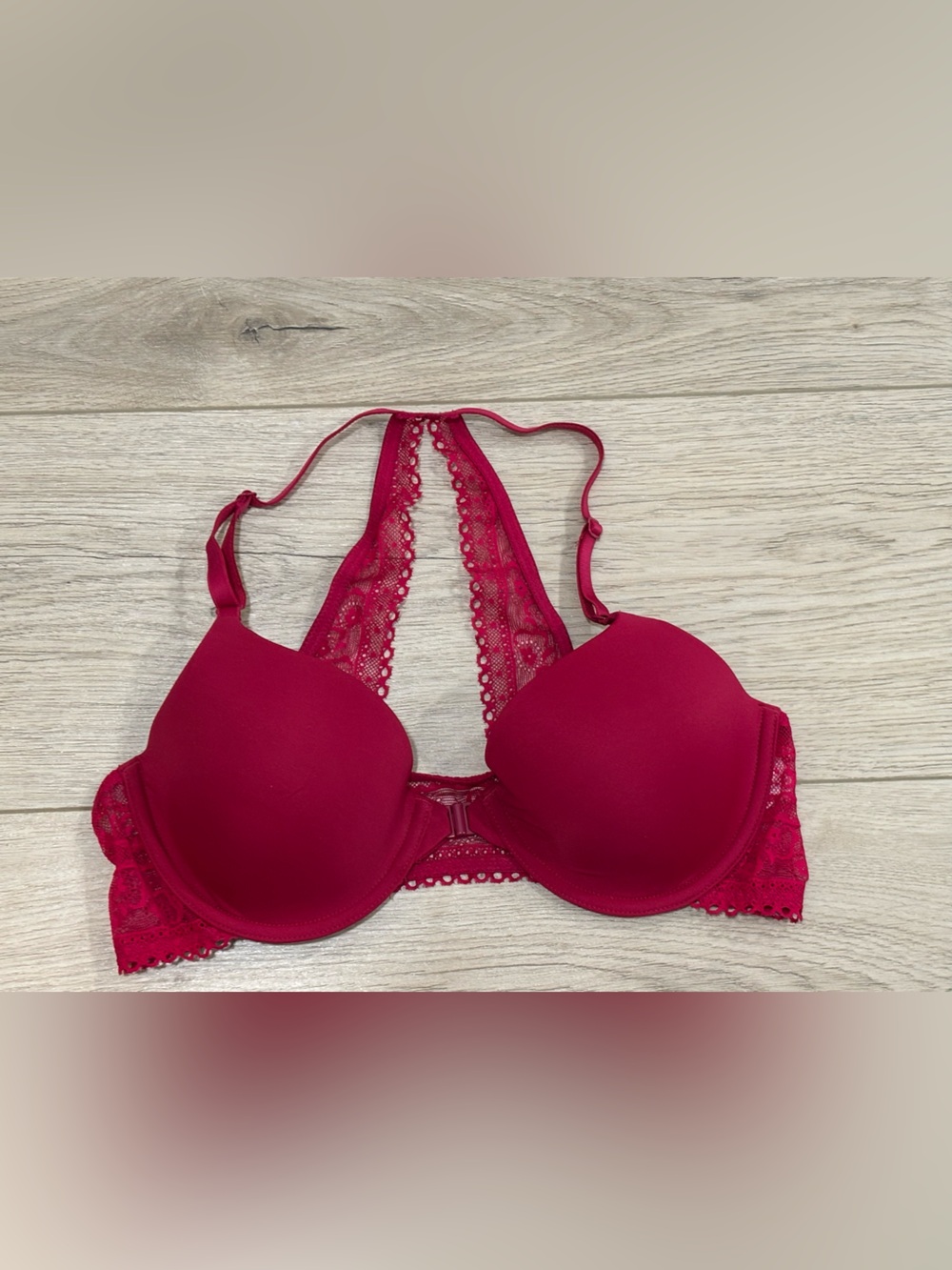Women's GAP Body T-shirt lace front-close bra